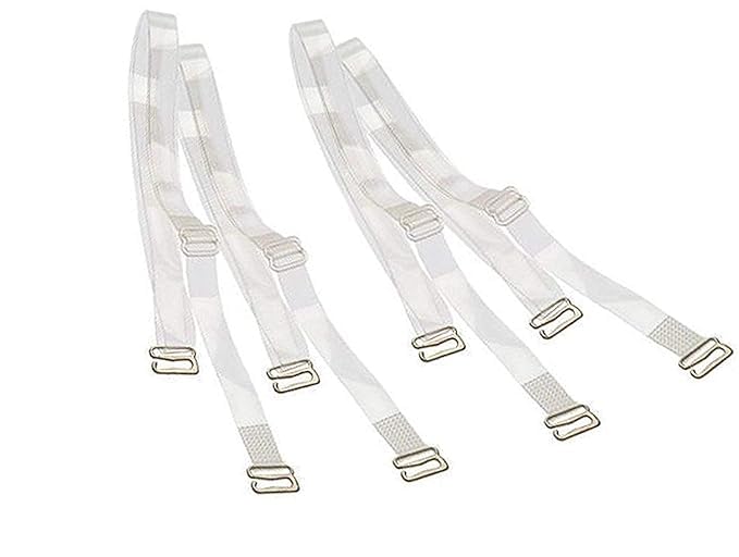 Adjustable Transparent Silicone Bra Straps Nipple For Womens Girls Adjustable Bra Free Size (Free Size, Pair of 1)-image-28