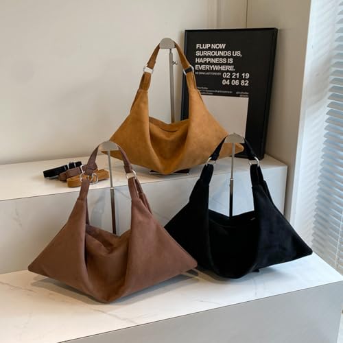 Sac hobo en daim souple grand format pour ne plus manquer d'espace - 3