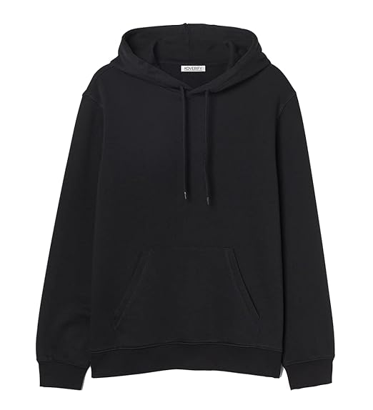 Koverify Light Purple Hoodie for Men and Women/ Hoodie for Women / Regular Baggy fit Black Hoodie