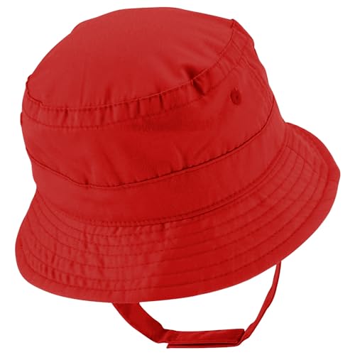 Trendy Apparel Shop Infant Light Weight Bucket Hat with Chin Strap4