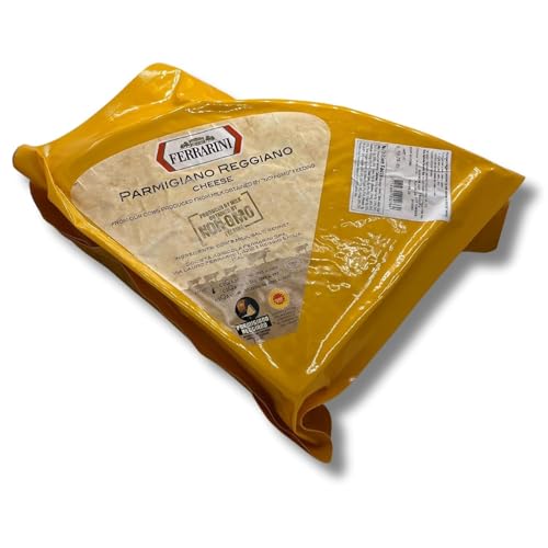Parmigiano Cheese NO GMO Quarter (10 lb) - Authentic Italian Cheese by Ferrarini