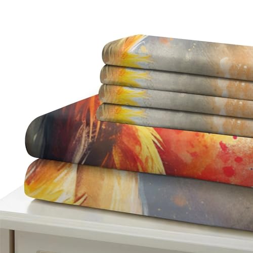 Ensemble de literie microfibre super douce avec housse 3 pièces