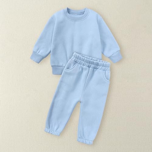 Kids Boys Girls Fleece 𝗣ajamas Set Flannel Winter 𝐒leepwear Cozy Top Cotton 𝐏j Toddler 𝗣ajama Pant Leisure Sweatsuit3