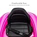 Uenjoy Kids Electric Ride on Cars 6v Battery Power Motorized Vehicles, Remote Control, Suspension, Music, Headlights, Horn, Pink