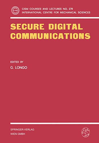 Secure Digital Communications: 279 (CISM International Centre for Mechanical Sciences) view 2