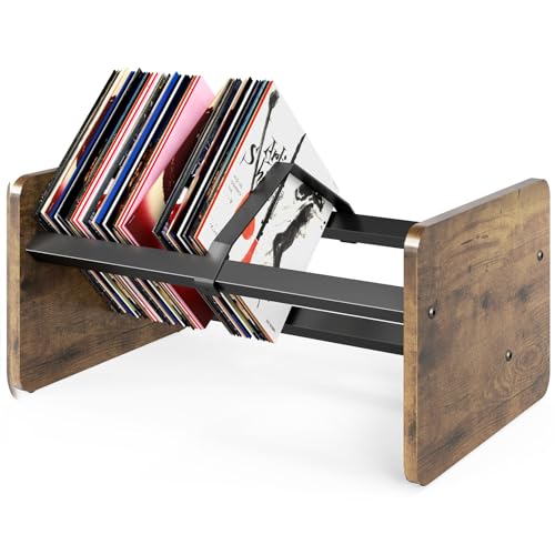 5Rcom Record Player Stand with Vinyl Storage Shelf,...