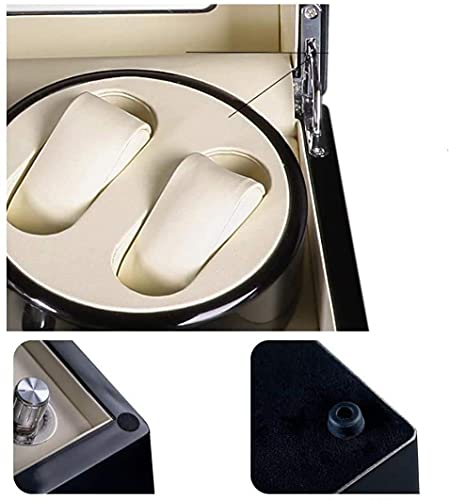 Caja de reloj automático con 8 espacios de devanado en madera lacada 5