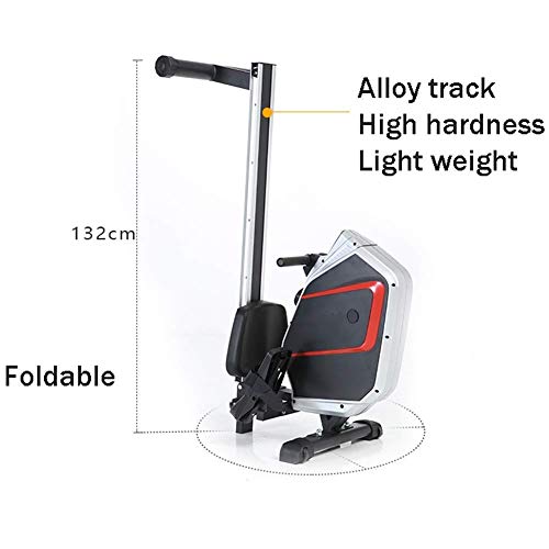 Image of Foldable Rowing Machines Rowing Machine for Home Use Foldable Rowing Device with Intelligent Instrument Panel for Indoor Fitness Exercise Training Equipment