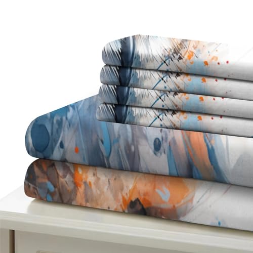 Housse de couette 200x200 hiboux avec taies lit double