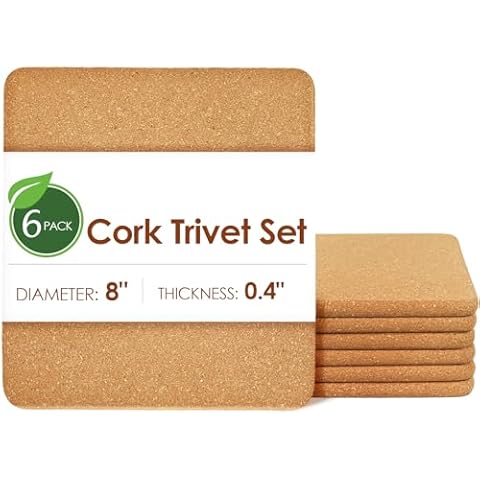 QPIX Cork Trivets 6-Pack Cover