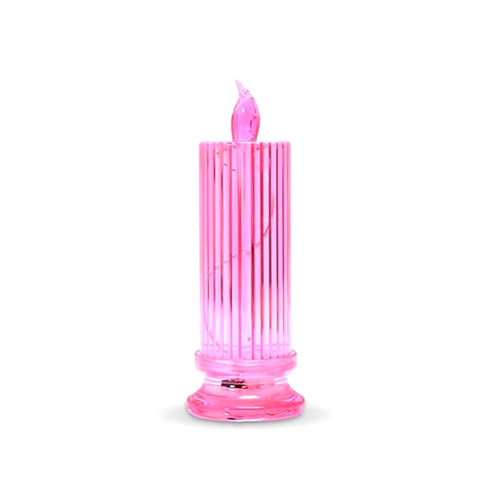 Madhabi Big Simple Crystal Candles – Multicolor Decorative Candle Lights for Home, Diwali & Festival Decoration