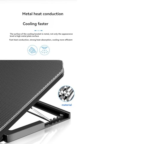Ventilateur de refroidissement PC portable avec support USB et angle réglable pour bureau - 2