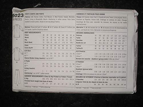 Patron de couture historique Simplicity 5023 mode masculine Civil War par Martha McCain