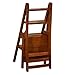 TYJIAJU Escalera Taburete Escalera Plegable Caucho multifuncional Madera Práctica Silla de escalada Estante Estante de flores Protección del medio ambiente Doble uso 370X500X900Mm g