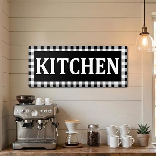 Buffalo Plaid Kitchen Sign