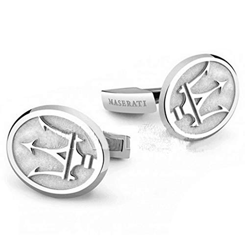 ZozuZozu 20174 The of the Maserati logo Cufflinks men French LOGO Fashion Style Silver Cufflinks wholesale and retail (2)