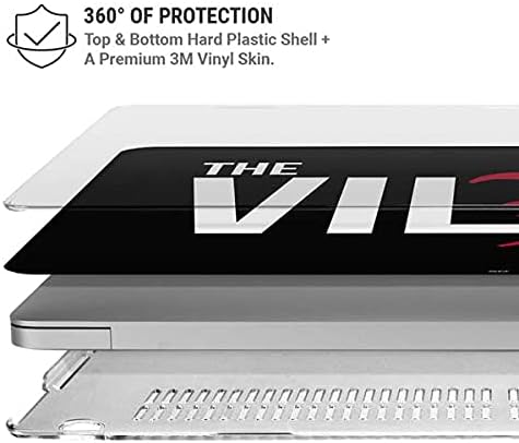 Skinit Case + Skin Compatible with MacBook Air 13in M1 (2021) - Officially Licensed Louisville Black Background Design