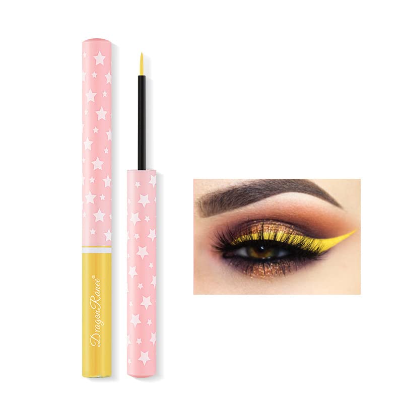 Matte Eyeliner Liquid Neon White Black Red Brown Green Eye Liner Rainbow Eyeliner Pencil Quick Dry Waterproof High