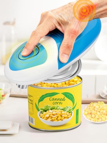 Seniors Arthritis Electric Can Opener: Battery Operated, Hands free, Cordless, One Touch, Easy to...