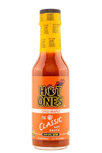 Image of Hot Ones The Classic Chili Maple Made With Natural Ingredients & Flavors From Chili Peppers & Maple Syrup, 5 fl oz Bottle (1-Pack)