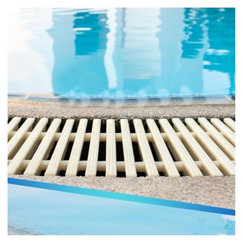 Rejilla de drenaje de piscina resistente con textura de rombo para pasillos 3