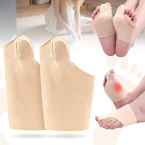 lankai 1 Par de Profesional Corrector Juanete, Férula Ortopédica para Juanete, Calcetines Hallux Valgus, Calcetines Correctores de Juanetes con Elástico y Silicona Suave para Aliviar el Dolor