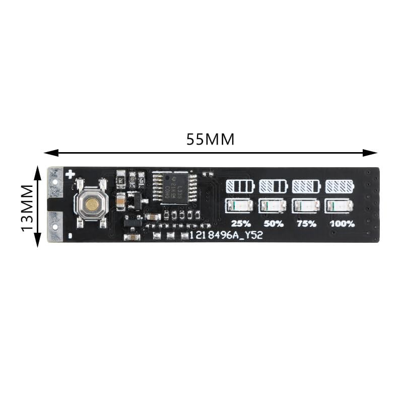 Miniatura 6 de 5 unids 4S 3.7V batería de litio indicador indicador de potencia módulo de pantalla monitor de voltaje para 4 cuerdas de baterías de iones de litio