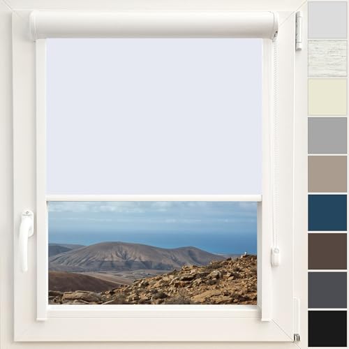 Kassettenrollo Verdunkelungsrollo Thermo Rollo | Fertigung nach Maß | Zum Anschrauben oder Kleben | Für Türen und Fenster | Thermostoff Blackout | Mit Kassette und Führungsschienen | Farbe Weiß Kassettenrollo Verdunkelungsrollo Thermo Rollo | Fertigung nach Maß | Zum Anschrauben oder Kleben | Für Türen und Fenster | Thermostoff Blackout | Mit Kassette und Führungsschienen | Farbe Weiß