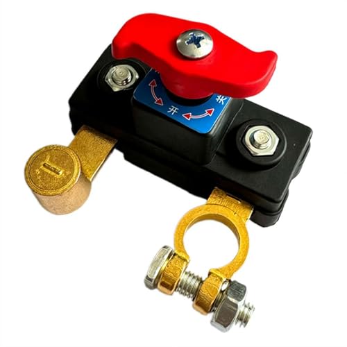 Universal Car Battery Disconnect Isolator Cut Off Switch,12-24V Battery Terminal,Anti-Leakage Switch Power Cutoff Car Parts,Power Cut Off Accessories for Car Truck RV Marine Boat ATV Motorcycle
