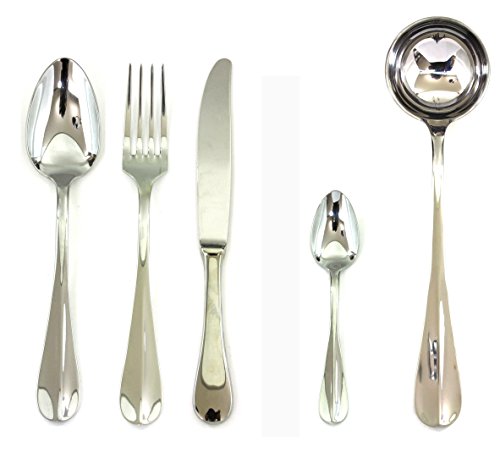 Ménagère de 49 pièces Mepra Roma service de couverts complet en acier pour table