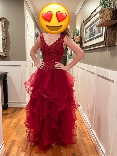 Image of QXMYOO Ball Gown Quinceanera Dresses Sweet 16 Prom Party Princess Dress for Teens