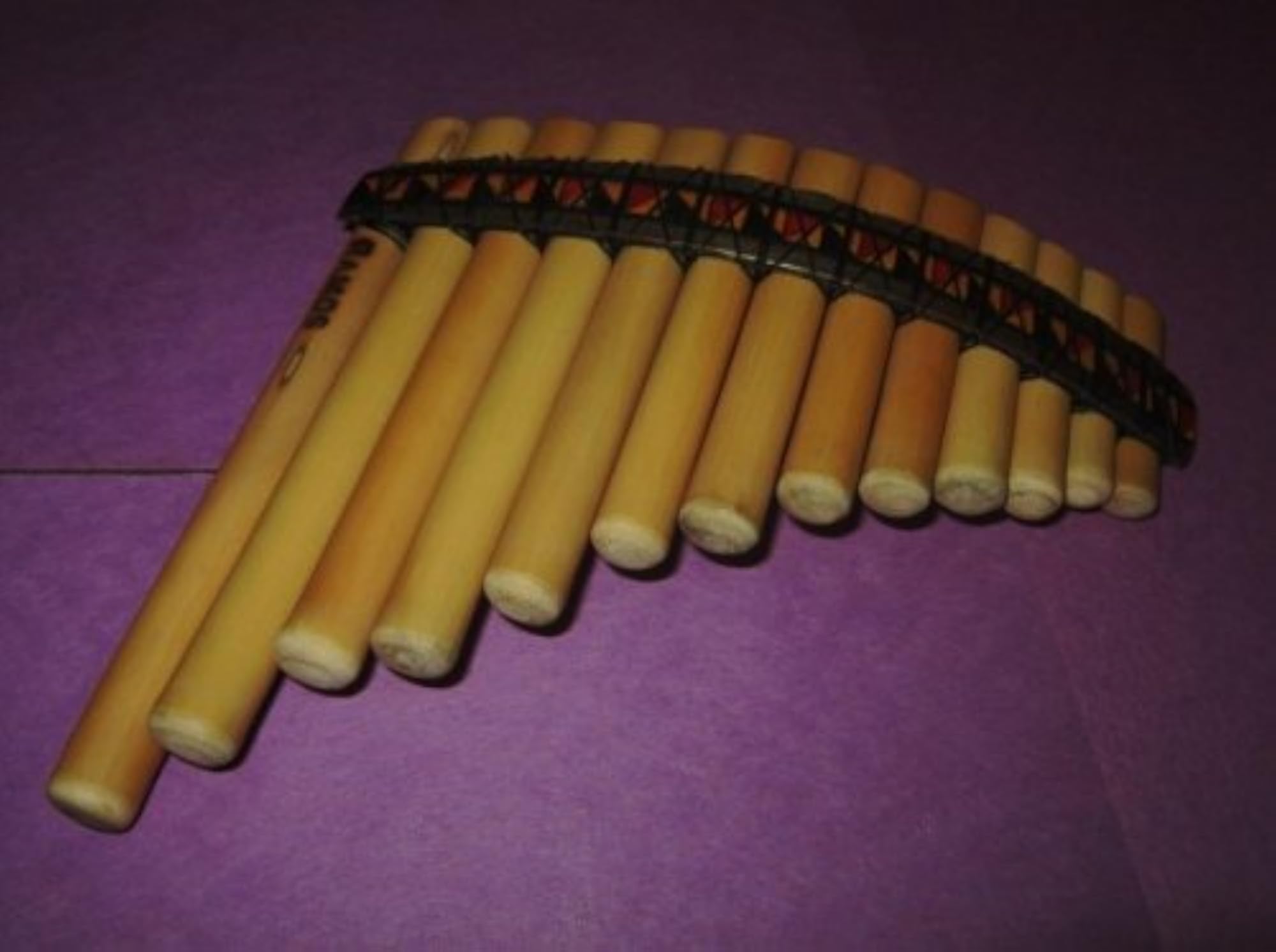 Pan Flaute Inca Motif, 13 Pipes Bamboo Flute Set