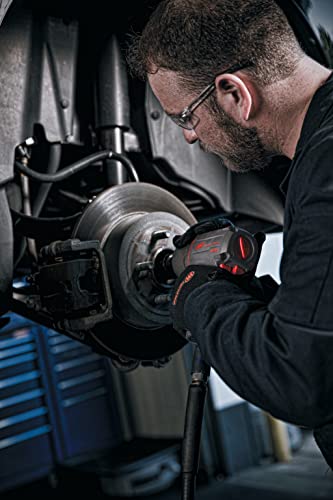 Ingersoll Rand 2235Qtimax 1/2” Drive Air Impact Wrench – Quiet Technology, 1,300 Ft-Lbs Powerful Torque Output, Lightweight, Titanium Hammer Case, Gray #TOP6