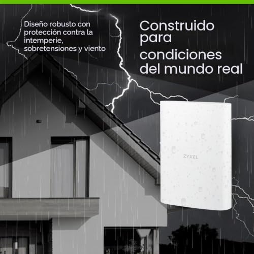 Router 5G resistente al clima Zyxel FWA70 para internet rural estable 5