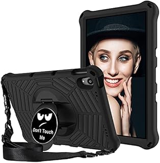 GOZOPO Case Compatible with Lenovo Tab P11 Plus / Tab P11 (TB-J616/TB-J606), Rugged Shockproof Cover for Business People and Kids with Shoulder Strap-Black