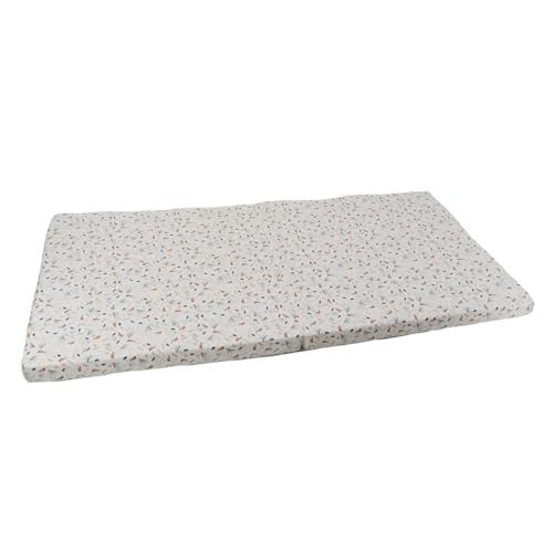 Domiva – Colchón Plegable de 2 Solapas de 60 x 120 cm, 5 cm al Hilo del Agua