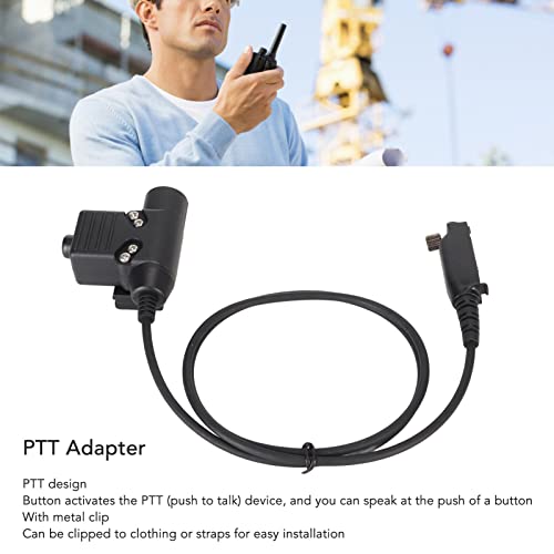 U94 PTT Push to Talk Adapter, Walkie Talkie Headset Connector Cable for Sepura Stp8000 Stp8030 Stp8035 Stp8038 Radio - Image 3
