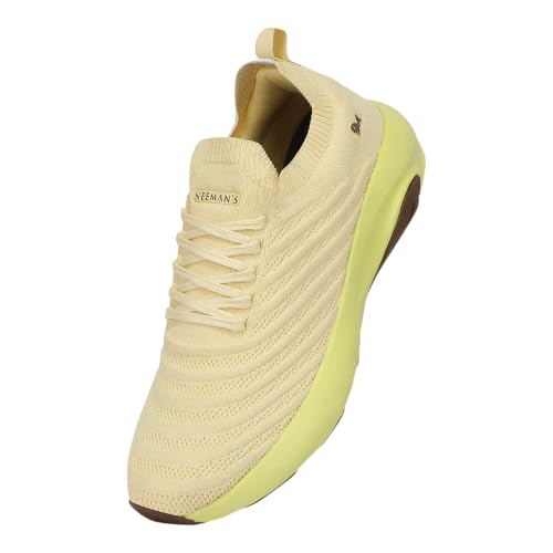 Image of Neeman's Begin Walk Glide Sneakers for Men | Breathable Knit Upper, Cushioned EVA Sole | Lightweight Walking Shoes for Everyday Comfort