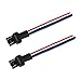 TOMALL 7440 7443 T20 Bulb Connector Male Adapter for Automotive Brake Light Bulbs/Turn Signal/Reverse Light Bulbs Socket (Pack of 2)