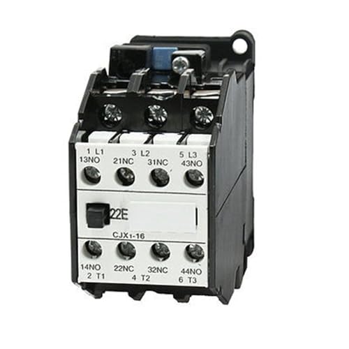 Contactor de CA de 220V CJX1-16A para motores monofasicos con rele termico