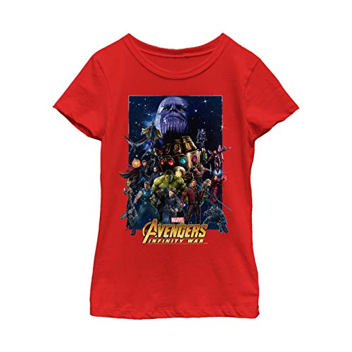 Marvel Little, Big Overload Poster Girls Short Sleeve Tee Shirt