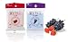 Oblate Discs, Japanese Edible Film, 100 pcs, Strawberry & grape flavor