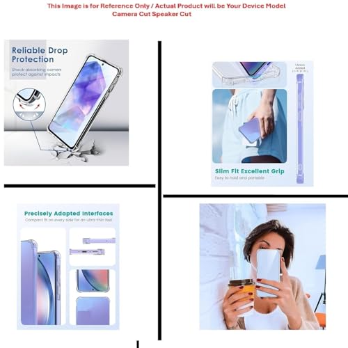 Image of Crystal Clear Anti-Yellowing Case for Infinix GT 10 Pro 5G Thin Transparent Cover, Soft Silicone Bumper