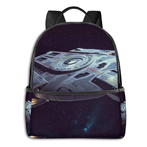 Star Trek Mochila escolar para hombres y mujeres se adapta a 14.5 pulgadas ligero portátil