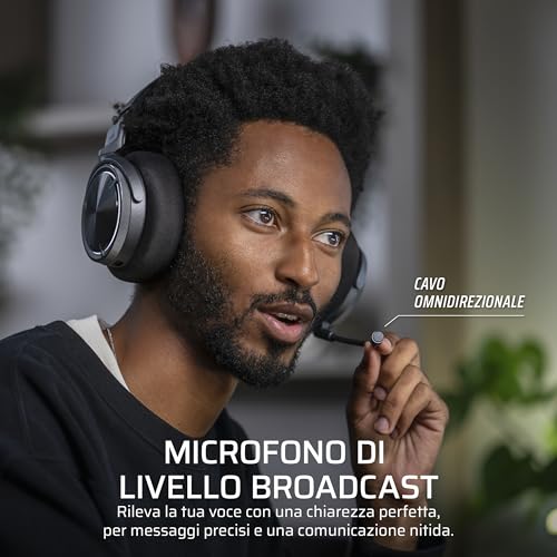 CORSAIR VIRTUOSO MAX WIRELESS Cuffie da Gioco con Bluetooth – Dolby Atmos, SoundID, Cancellazione Attiva del Rumore, Microfono di Qualità Broadcast, Driver in Grafene, per PC, Mac, PS5, PS4 – Carbonio - Cuffia gaming - Immagine 6
