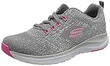 Sportschuhe von Skechers Skechers Damen Ultra Groove Sneaker, Grau (Gray Knit Mesh/Hot Pink Trim Gyhp), 38 EU