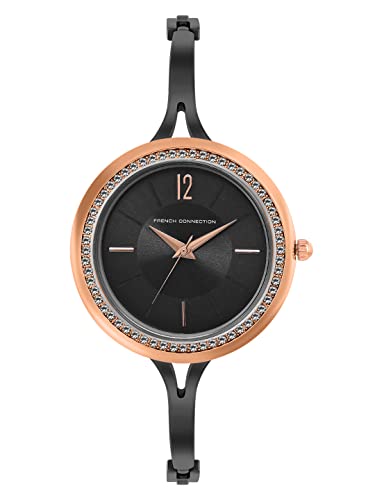 French Connection Spring-Summer 2023 Analog Black Dial Womens Watch-FCN00091A (B0C6GXDW66) Amazon Price History, Amazon Price Tracker
