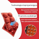 Wekuw Silikonowa Forma Półkula, 3 Sztuki: Forma Na Czekoladę, Galaretkę, Ciasto I Mousse (6/15/35 Dziur), Kolor Kawowy Brązowy