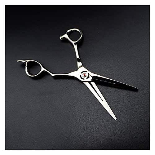 Ciseaux plats creux de 6 pouces pour salon de coiffure et coiffeurs