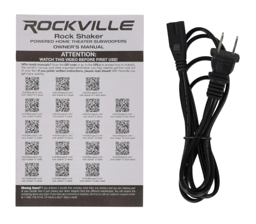Image of Rockville Rock Shaker 15 inch Classic Wood Powered Subwoofer Home Theater